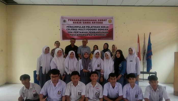 Perkumpulan Pelatihan Kerja Celebes Multi Foogro Mandiri Jalin Kerjasama Dengan SMK Pertanian Kotamobagu