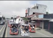 Ribuan Bentor Meriahkan Pawai Dukungan NK-STA