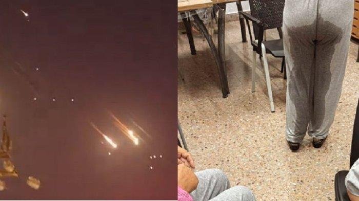 warga zionis takut parah usai serangan rudal iran sampai kencing di celana saat sembunyi di bunker 5437ff7