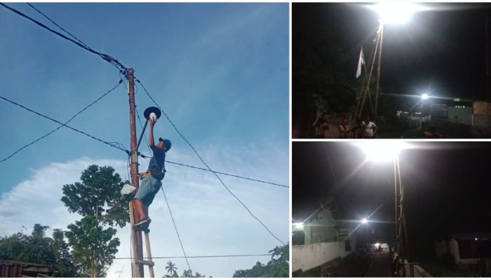 Warga Kotabangon Apresiasi Bantuan Lampu Penerangan Jalan dari Benny Ramdhani